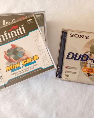 5 Mini CD-R + 1 Mini DVD-RW