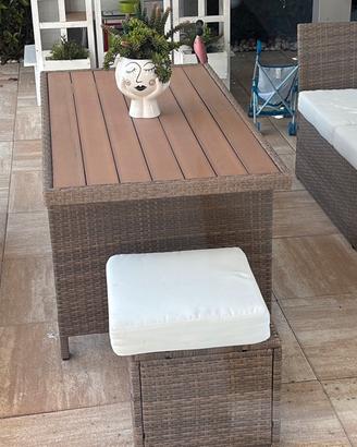 Set divanetto da giardino