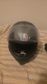 Casco integrale omologato  k1 s black  e2206 agv