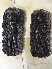 Quadretti in bassorilievo putti