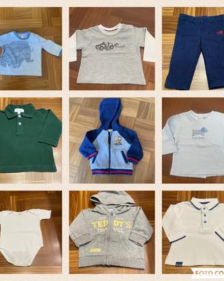 Set lotto abbigliamento 0/6 mesi bimbo neonato