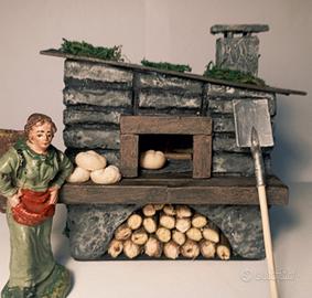 Natale 2026 - Forno presepe con luce 