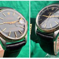 Rolex Datejust 16013 raro dial black ⌚️👑