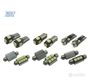 KIT 10 LAMPADE LED INTERNE PER RENAULT MEGANE II 2