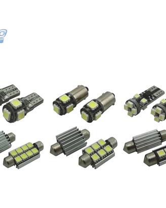 KIT 10 LAMPADE LED INTERNE PER RENAULT MEGANE II 2