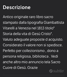 Libro testo sacro antico