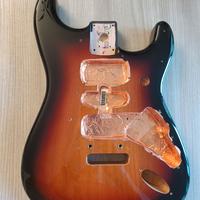 Body Fender Stratocaster Player Sunburst 2 pivot