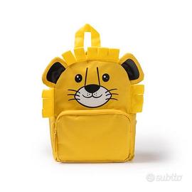 Zainetto zaino leone giallo elefante blu bimbi