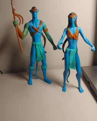 Coppia action figure Avatar Kinder Gran Sorpresa 