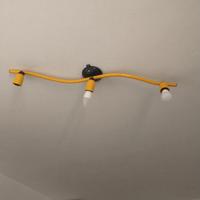 lampadario con 3 faretti 
