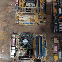 Lotto N2 10 schede madri vintage 462 478 775 939