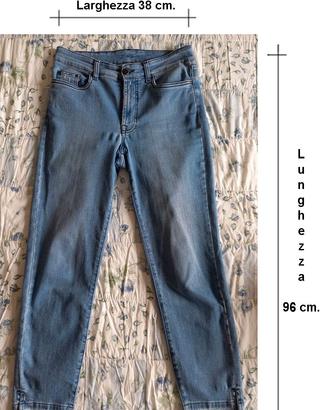 JEANS  J+Q  donna, gamba stretta, morbidi, Tg 42