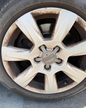 4 cerchi in lega R16 audi A4 B8 anno 2008 modello 