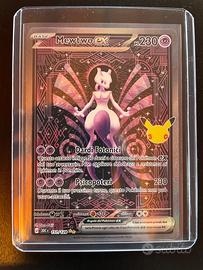 Mewtwo Ex Pokemon 30 anniversario Nuova