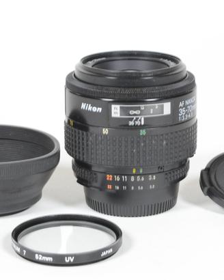 NIKON 35-70 3,3-4,5 AF con filtro Uv