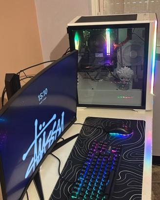 pc da gaming+postazione