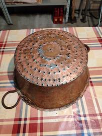 Scolapasta in rame stagnata 