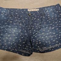 pantalone corto jeans rondine donna