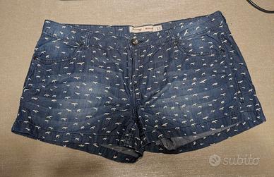 pantalone corto jeans rondine donna