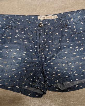 pantalone corto jeans rondine donna