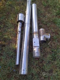tubi inox per canne fumarie 
