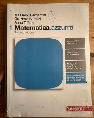 Libro matematica azzurro 1