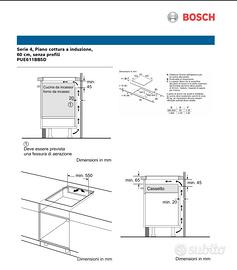 piano cottura induzione Bosch 