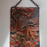 Terracotta Quadro Originale Artigianato Nuovo