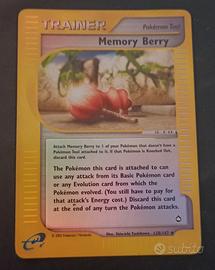 carte POKEMON TRAINER MEMORY