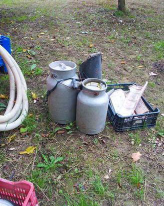 BARATTOLI PER IL LATTE ANTICHI ANNI '50