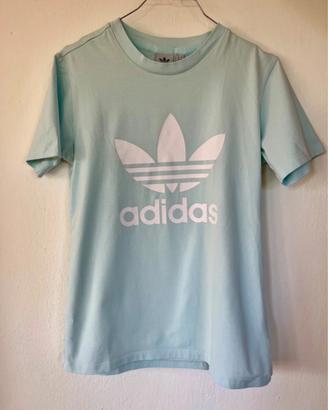 T-shirt Adidas azzurro pastello