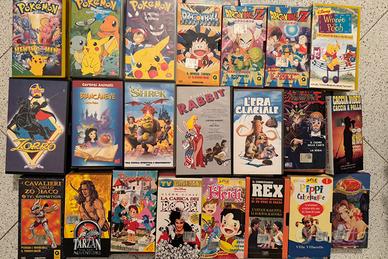 Lotto 57 VHS Miste Pokémon Disney Anime e Cartoni