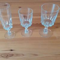 Servizio bicchieri in cristallo 