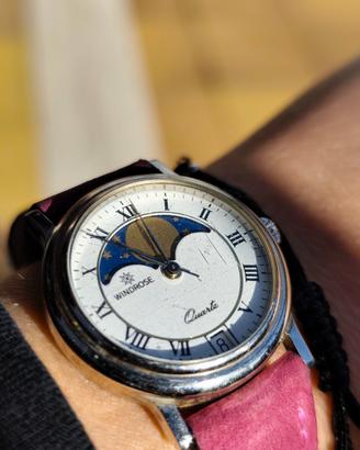 orologio da polso windrose quartz con fasi luna