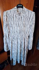 Vestito Lumiere bianco e nero