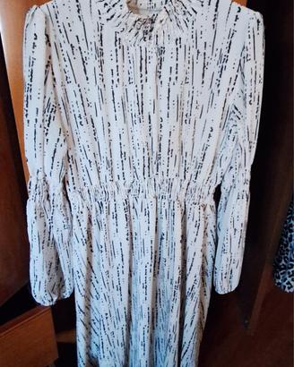 Vestito Lumiere bianco e nero