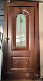 Porta esterno in alluminio con vetro