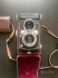 Camera medio formato Yashica 635 con accessori
