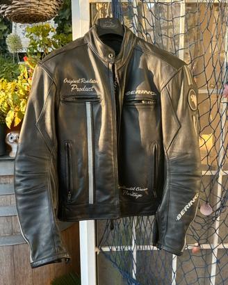 Giubbotto moto pelle uomo Bering