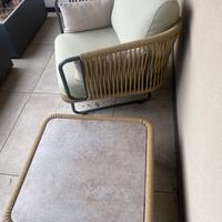 Poltrone e tavolino da esterno varaschin