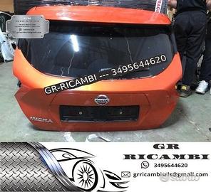 Portellone+paraurti posteriore nissan micra 2021