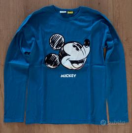 T-shirt Disney Mickey  manica lunga  11/12 anni 