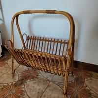 Portariviste in bamboo anni ’70