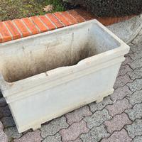 3 fioriere in cemento h 56 lungh 90 prof 45