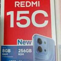 Xiaomi Redmi 15c NFC 4+256GB 6.9" Midnight Black.