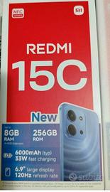 Xiaomi Redmi 15c NFC 4+256GB 6.9" Midnight Black.