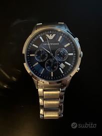 Orologio Armani Uomo Acciaio con Quadrante Blu