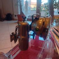faro fanale x bici o moto anni 20 in argento