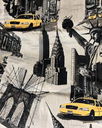 Scampolo tessuto trama “scorci di New York”