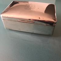 Scatola legno e argento